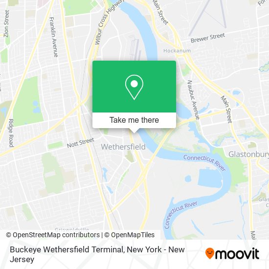 Buckeye Wethersfield Terminal map