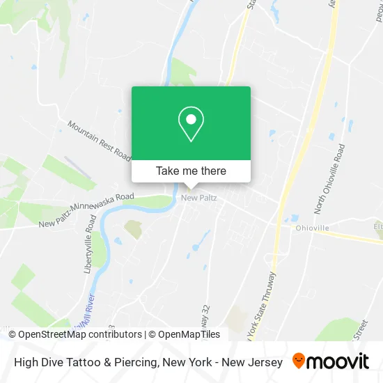 High Dive Tattoo & Piercing map