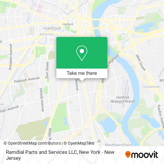 Mapa de Ramdial Parts and Services LLC