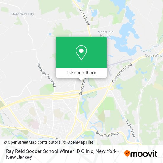 Ray Reid Soccer School Winter ID Clinic map