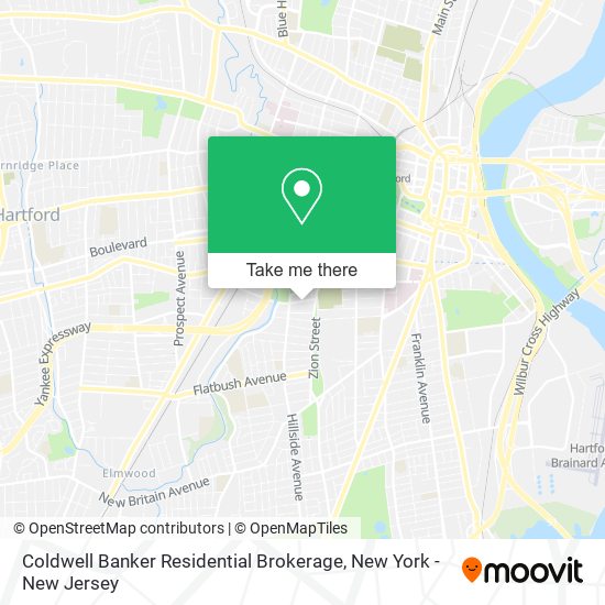 Coldwell Banker Residential Brokerage map