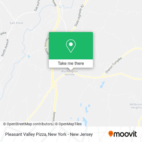 Pleasant Valley Pizza map