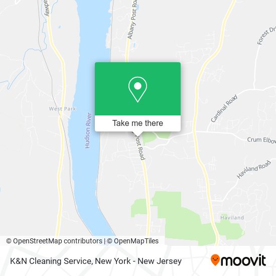 K&N Cleaning Service map