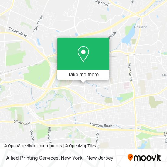 Allied Printing Services map