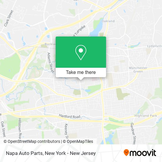 Napa Auto Parts map