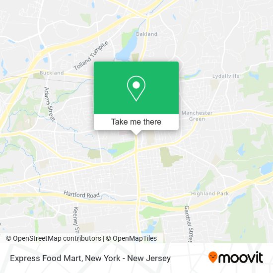 Express Food Mart map