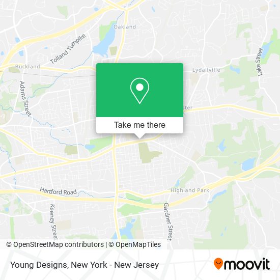 Young Designs map