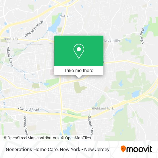 Generations Home Care map