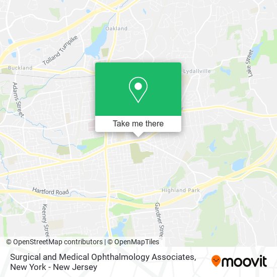 Surgical and Medical Ophthalmology Associates map