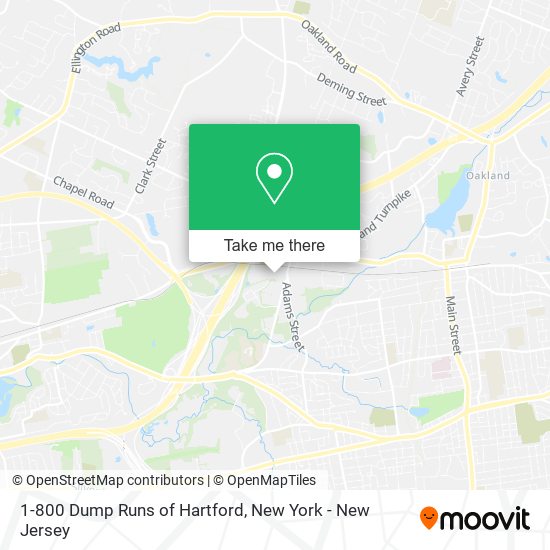 1-800 Dump Runs of Hartford map