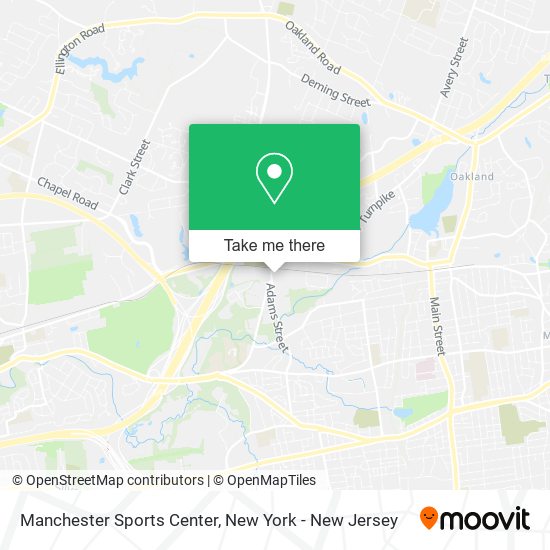 Mapa de Manchester Sports Center