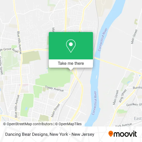 Dancing Bear Designs map