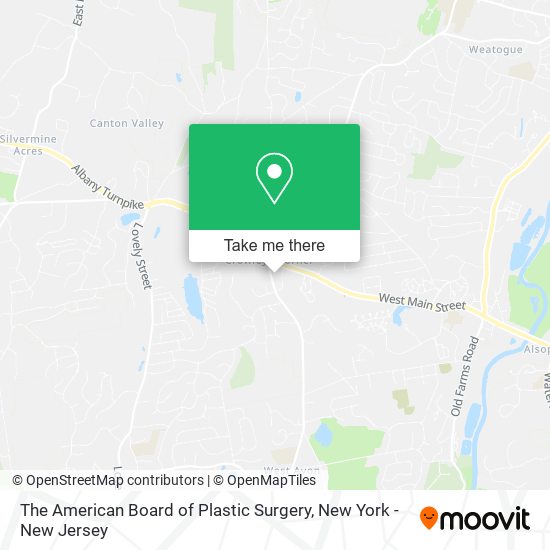 The American Board of Plastic Surgery map
