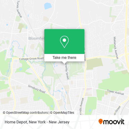 Home Depot map