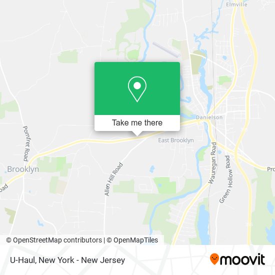 U-Haul map