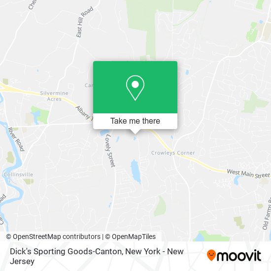 Dick's Sporting Goods-Canton map