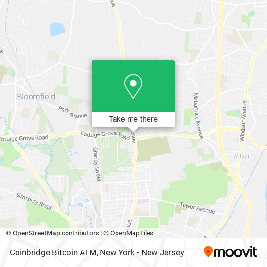 Coinbridge Bitcoin ATM map