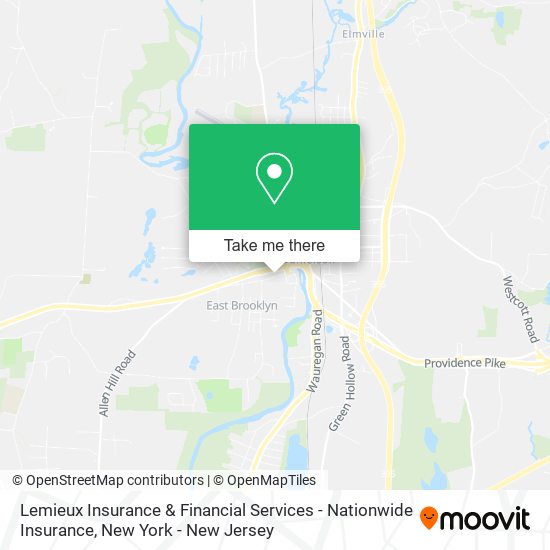 Mapa de Lemieux Insurance & Financial Services - Nationwide Insurance