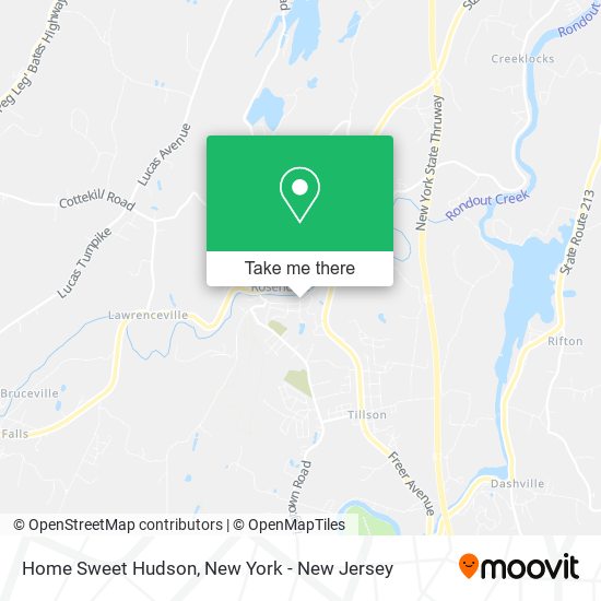 Home Sweet Hudson map