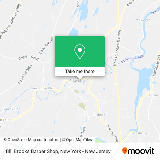 Bill Brooks Barber Shop map