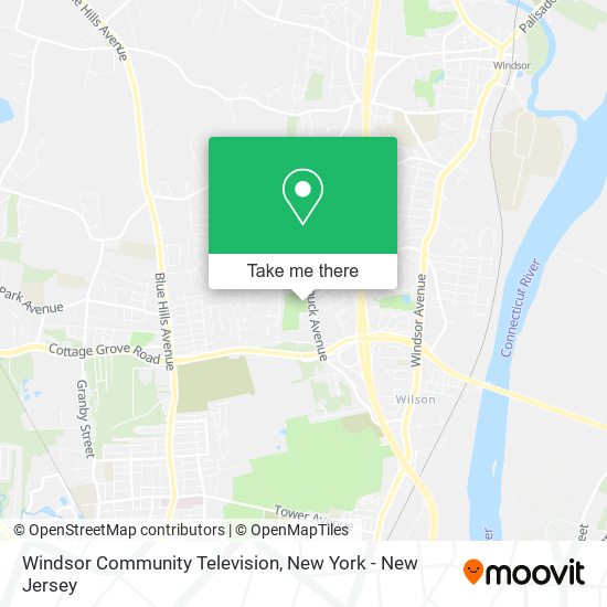 Windsor Community Television map