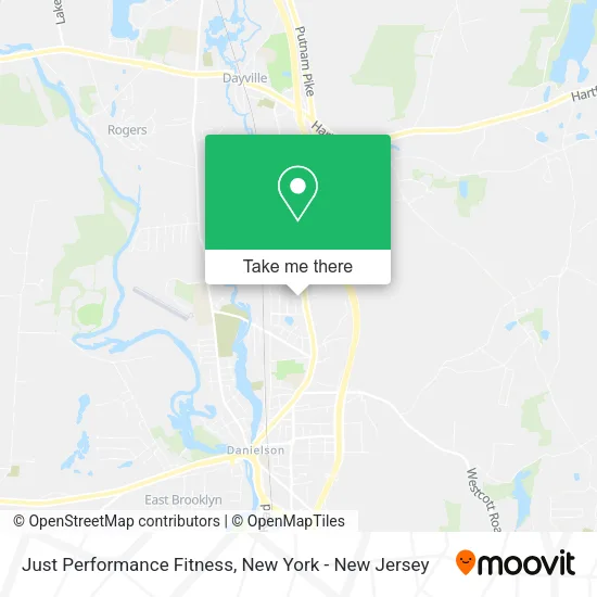 Just Performance Fitness map
