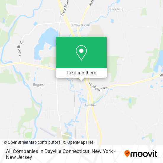 Mapa de All Companies in Dayville Connecticut