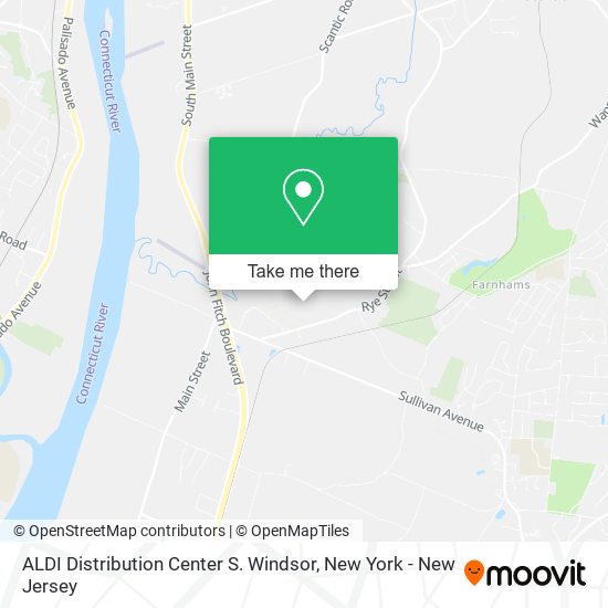 ALDI Distribution Center S. Windsor map