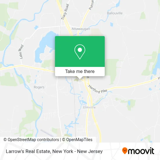 Larrow's Real Estate map