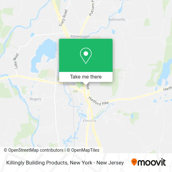 Killingly Building Products map