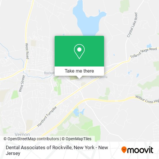 Dental Associates of Rockville map