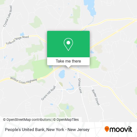 People's United Bank map