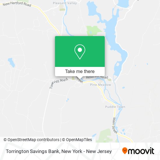 Torrington Savings Bank map