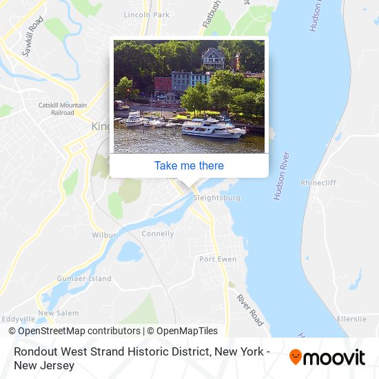 Rondout West Strand Historic District map