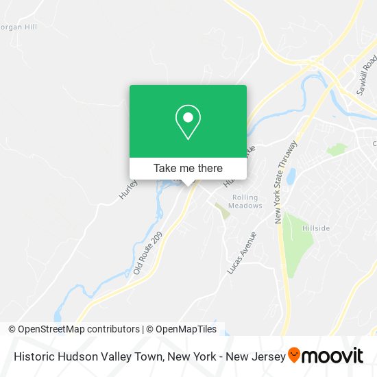 Mapa de Historic Hudson Valley Town