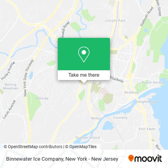 Binnewater Ice Company map