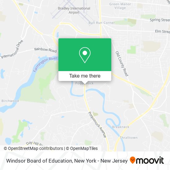 Windsor Board of Education map