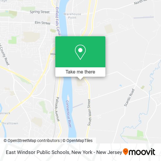 Mapa de East Windsor Public Schools