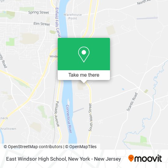 Mapa de East Windsor High School