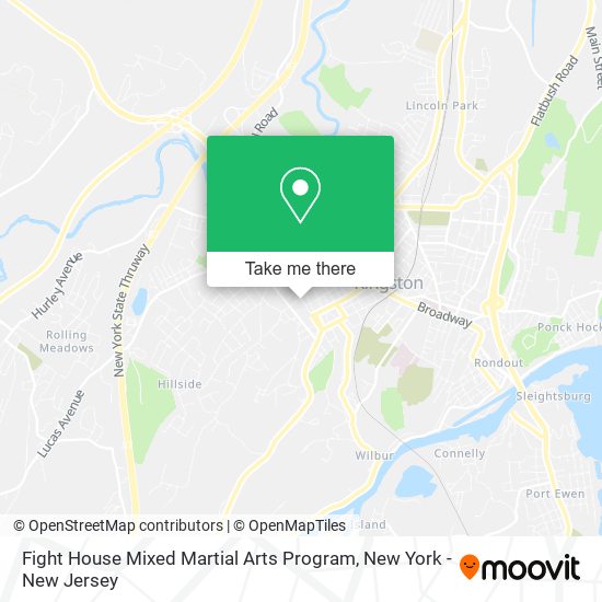 Fight House Mixed Martial Arts Program map