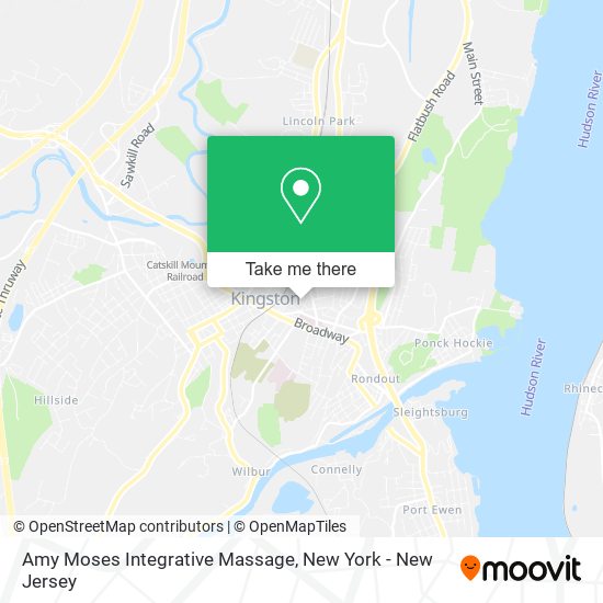 Amy Moses Integrative Massage map