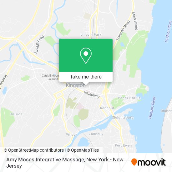 Mapa de Amy Moses Integrative Massage