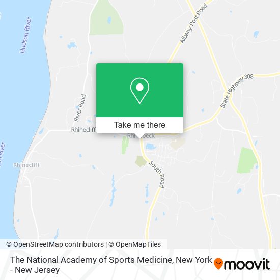 Mapa de The National Academy of Sports Medicine