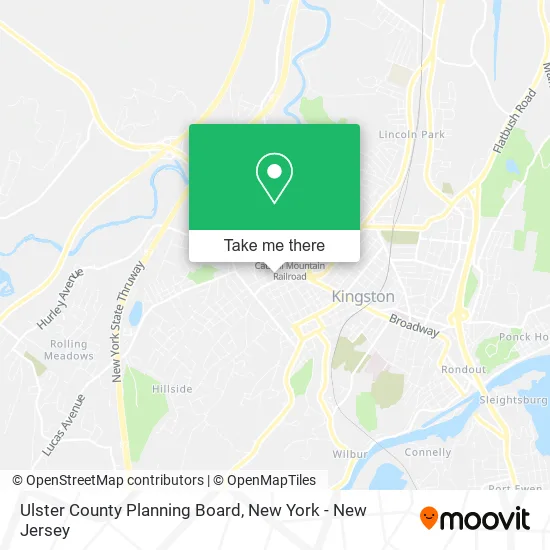 Ulster County Planning Board map