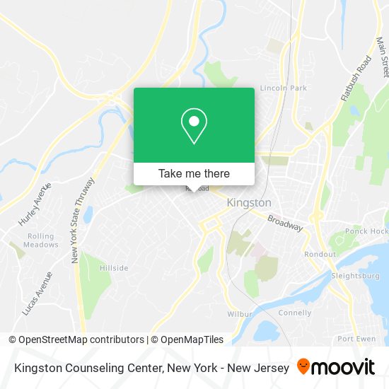 Mapa de Kingston Counseling Center