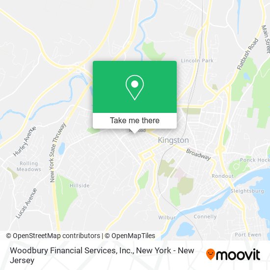 Mapa de Woodbury Financial Services, Inc.