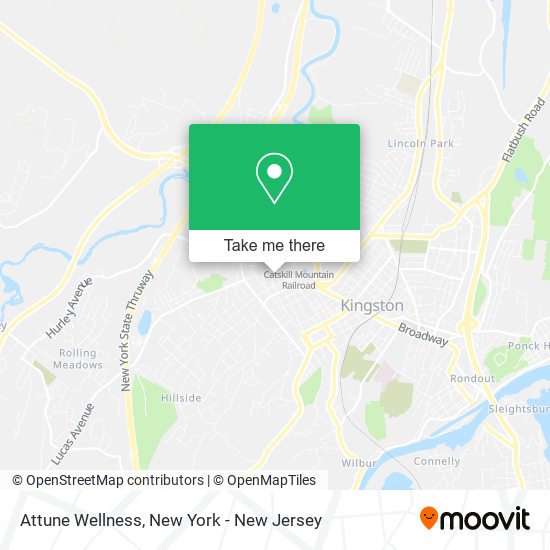 Attune Wellness map