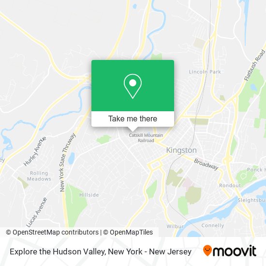 Explore the Hudson Valley map