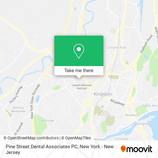 Mapa de Pine Street Dental Associates PC