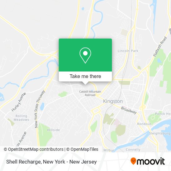 Shell Recharge map